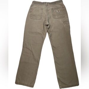 Carhartt Mens Utility Carpenter B299 Pants 30x29 Workwear Brown